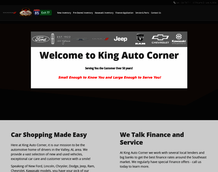 Kingautocorner.com thumbnail