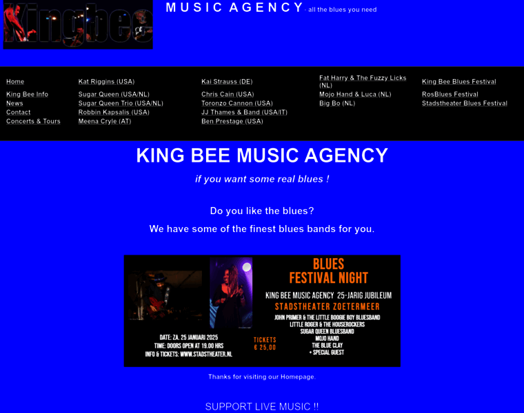 Kingbeemusic.nl thumbnail