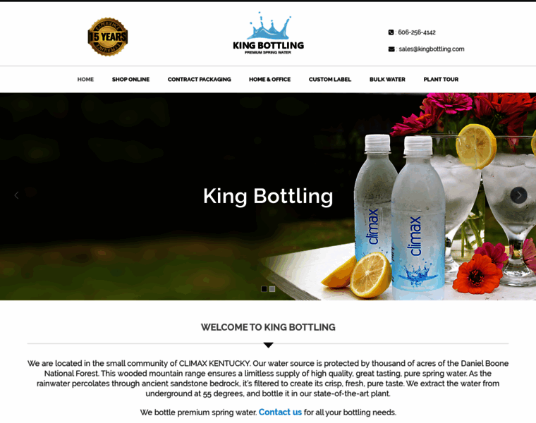 Kingbottling.com thumbnail
