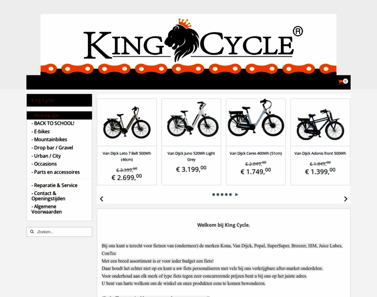 Kingcycle.nl thumbnail