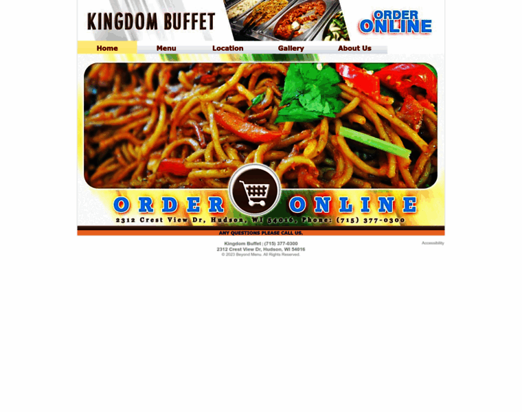 Kingdombuffethudson.com thumbnail