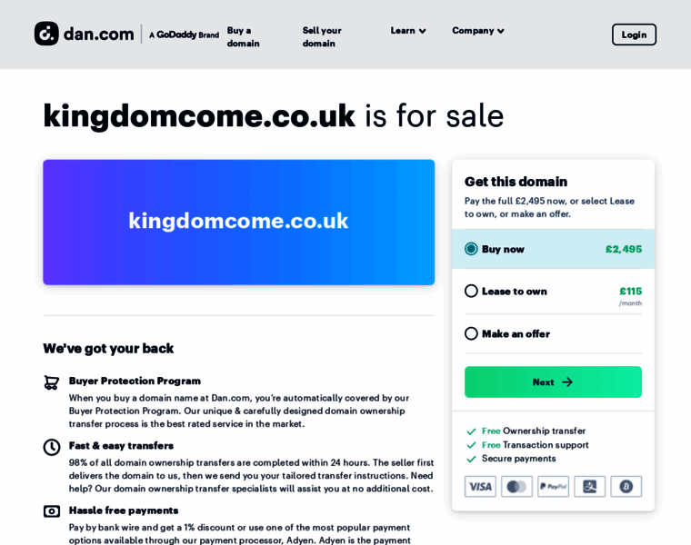 Kingdomcome.co.uk thumbnail