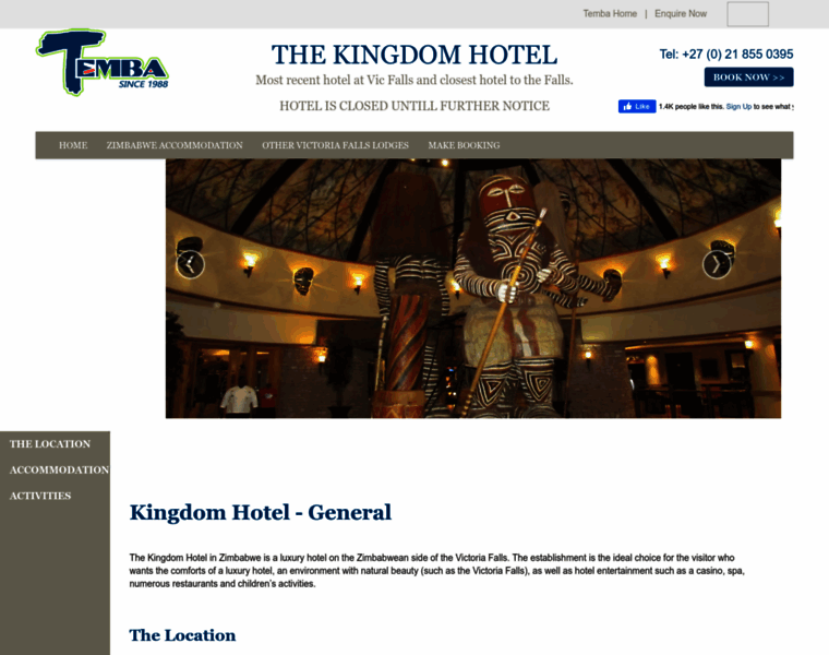 Kingdomhotelvictoriafalls.com thumbnail