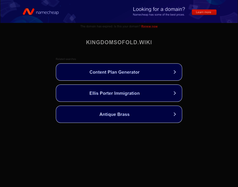 Kingdomsofold.wiki thumbnail