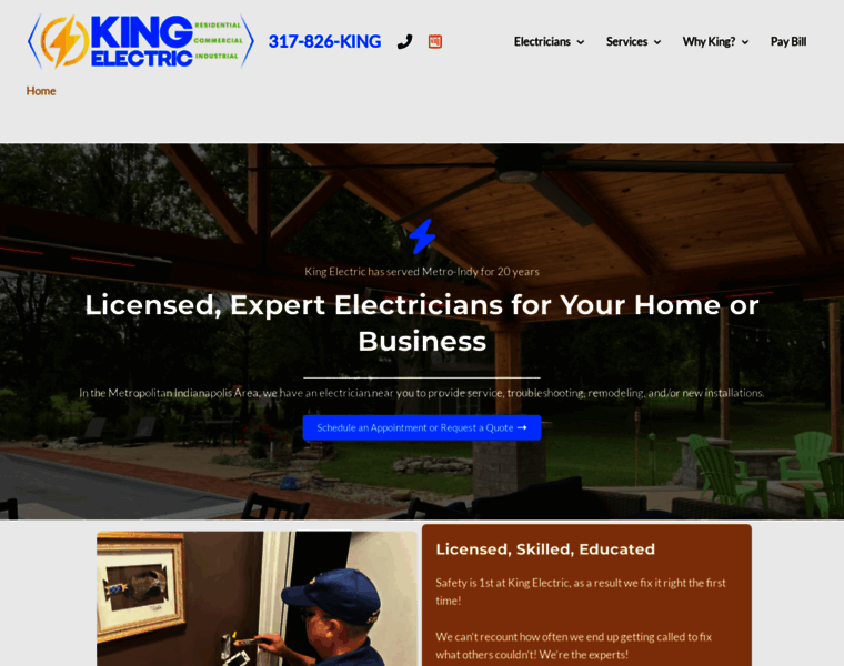 Kingelectriccompany.com thumbnail