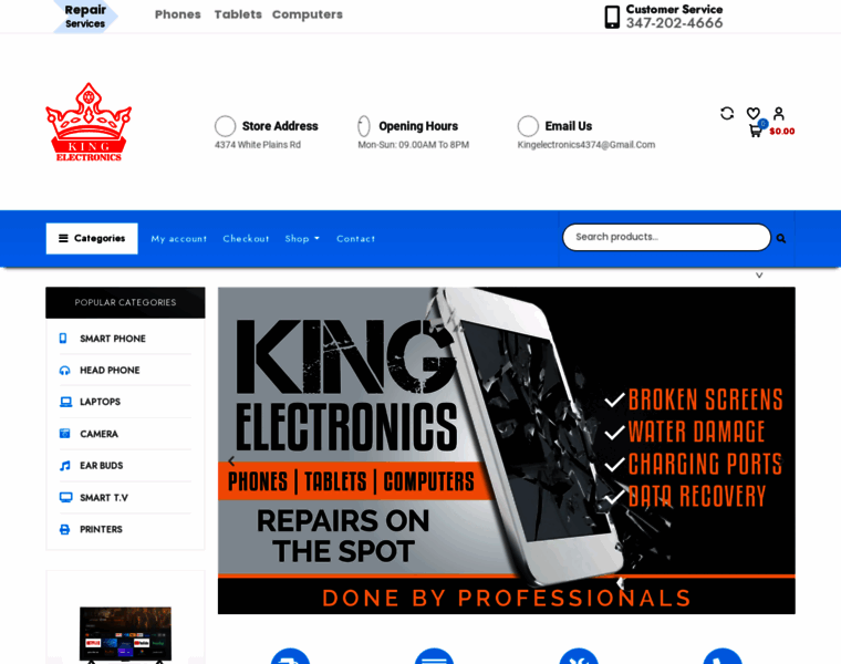 Kingelectronics.com thumbnail