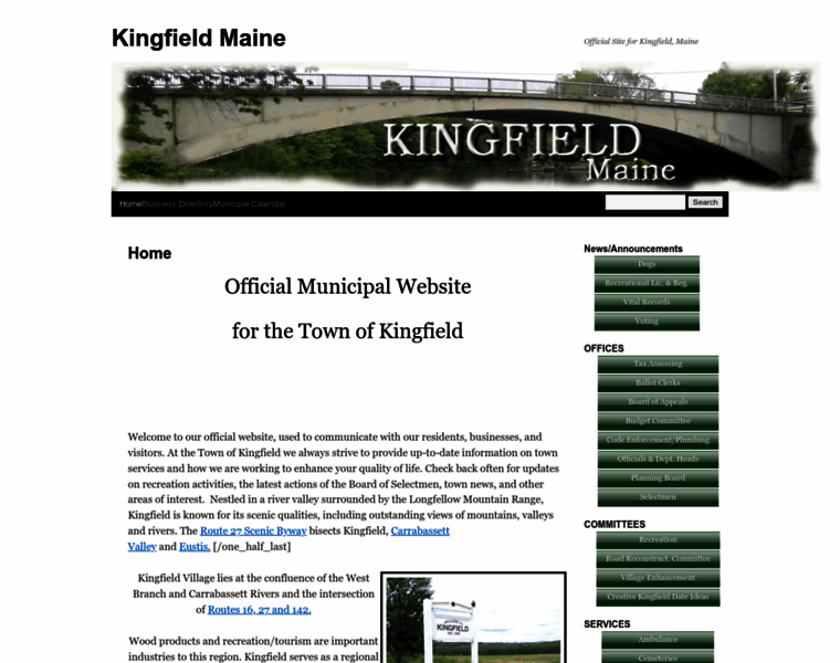Kingfield.me thumbnail