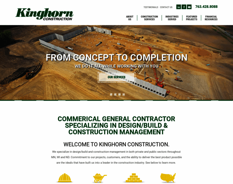 Kinghornconstruction.com thumbnail