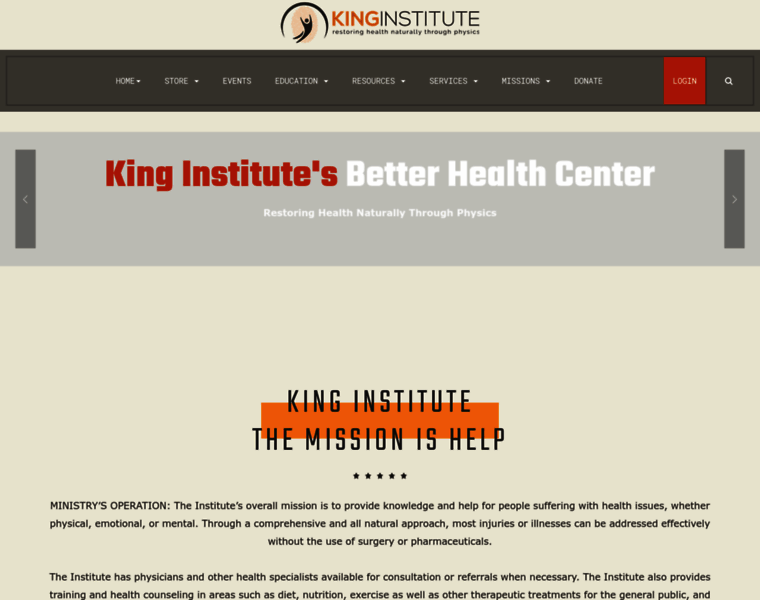 Kinginstitute.org thumbnail