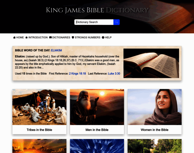 Kingjamesbibledictionary.com thumbnail Kingjamesbibledictionary.com thumbnail