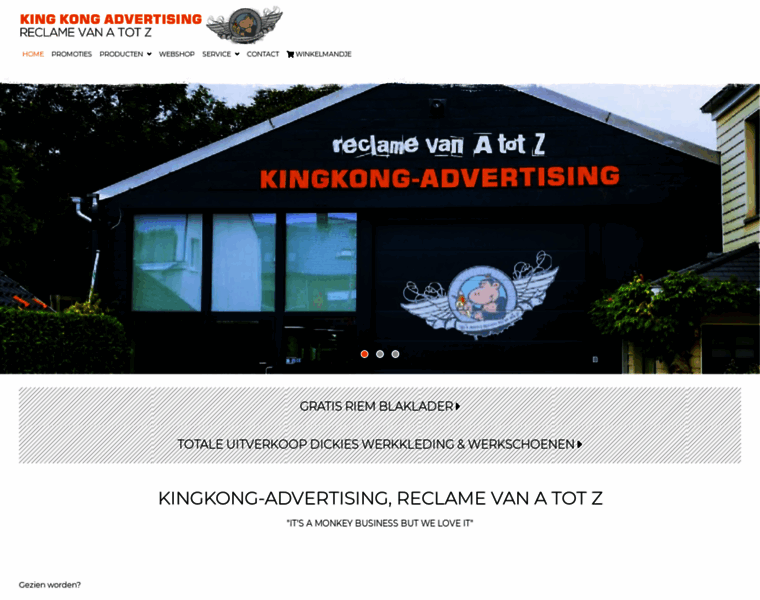 Kingkong-advertising.be thumbnail