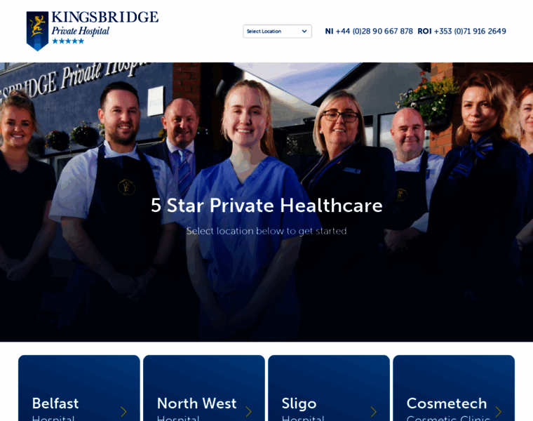 Kingsbridgeprivatehospital.com thumbnail