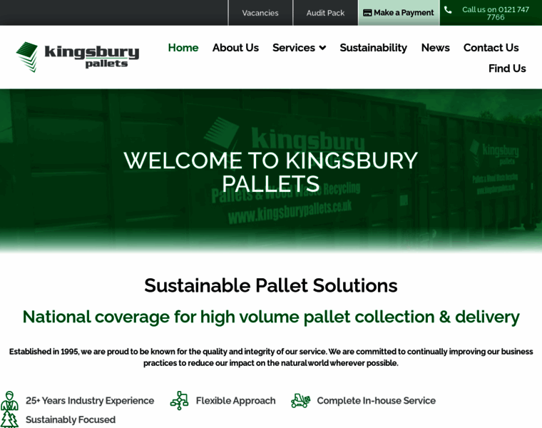 Kingsburypallets.co.uk thumbnail