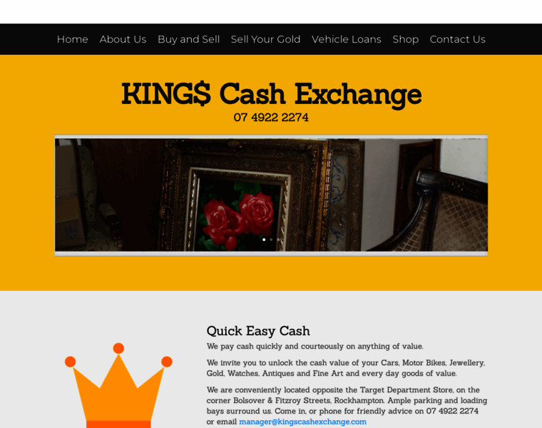 Kingscashexchange.com thumbnail