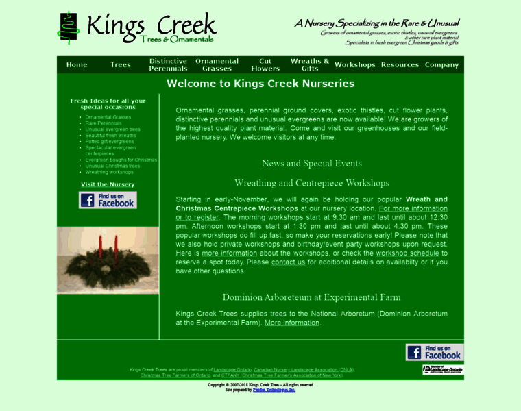 Kingscreektrees.com thumbnail