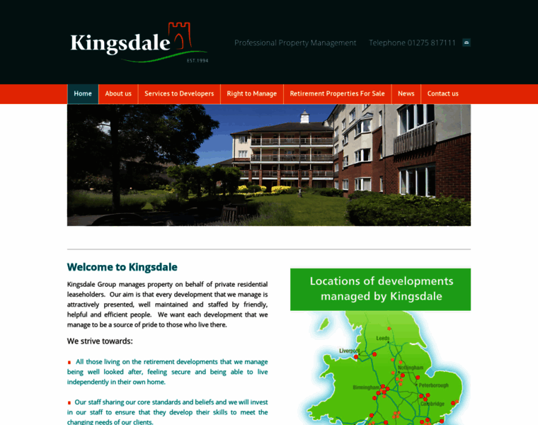 Kingsdale.co.uk thumbnail
