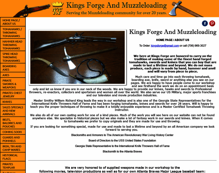 Kingsforgeandmuzzleloading.com thumbnail
