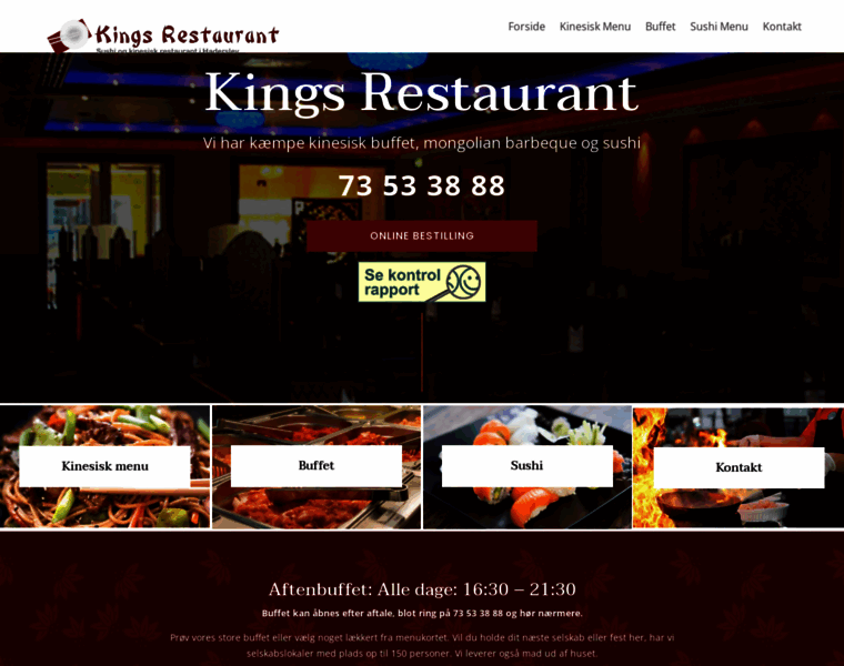 Kingsrestaurant.dk thumbnail