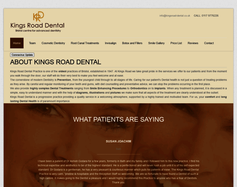 Kingsroad-dental.co.uk thumbnail