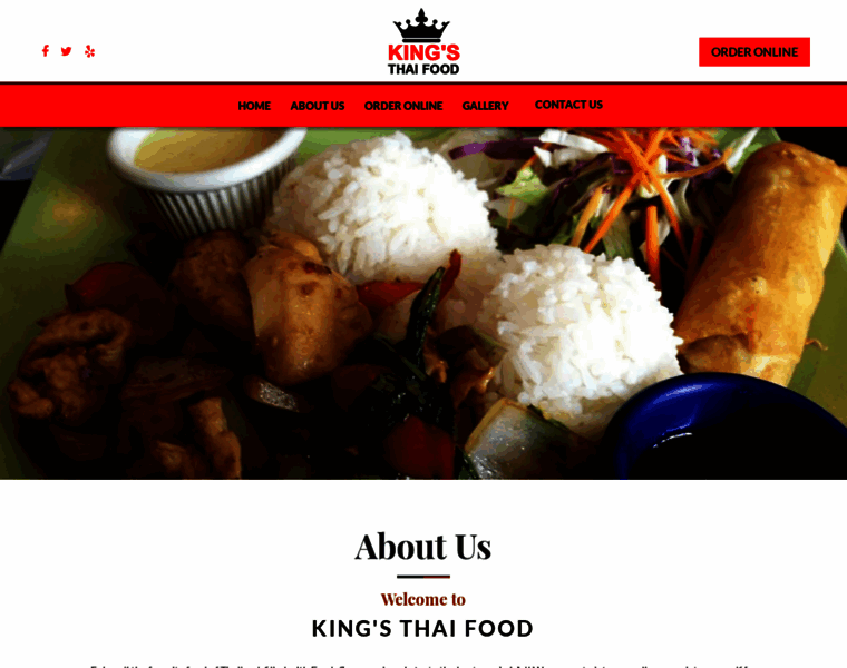 Kingsthai.com thumbnail