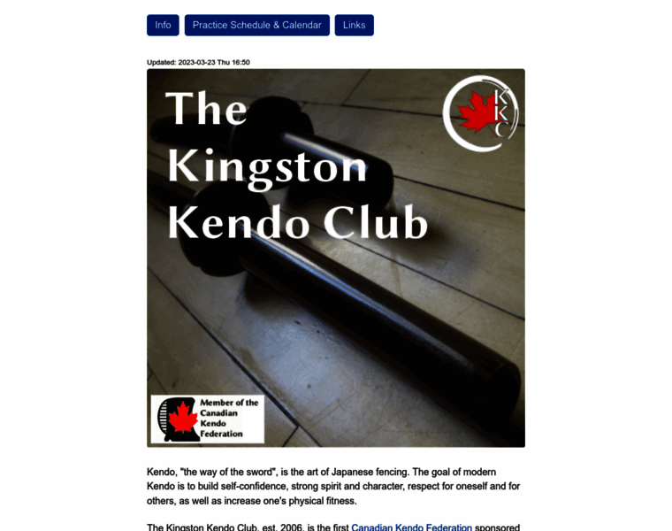 Kingstonkendo.org thumbnail