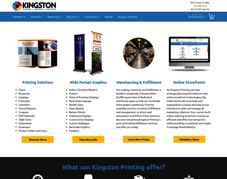 Kingstonprinting.com thumbnail