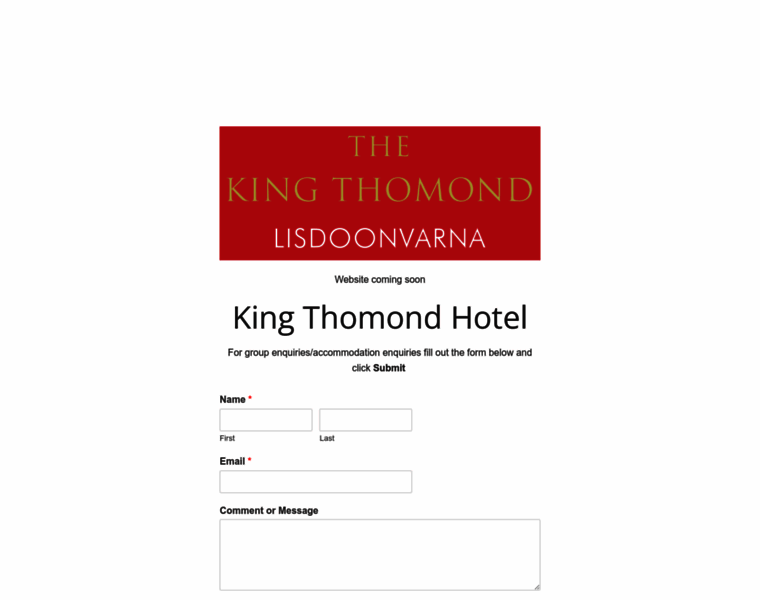 Kingthomondhotel.com thumbnail