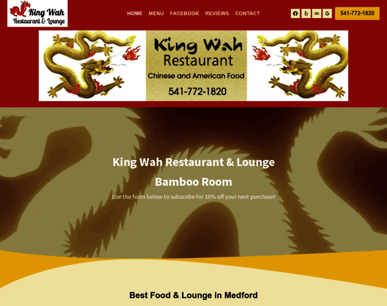 Kingwahrestaurantmedford.com thumbnail