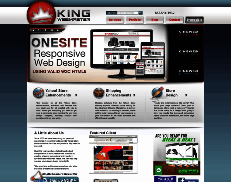 Kingwebmaster.com thumbnail