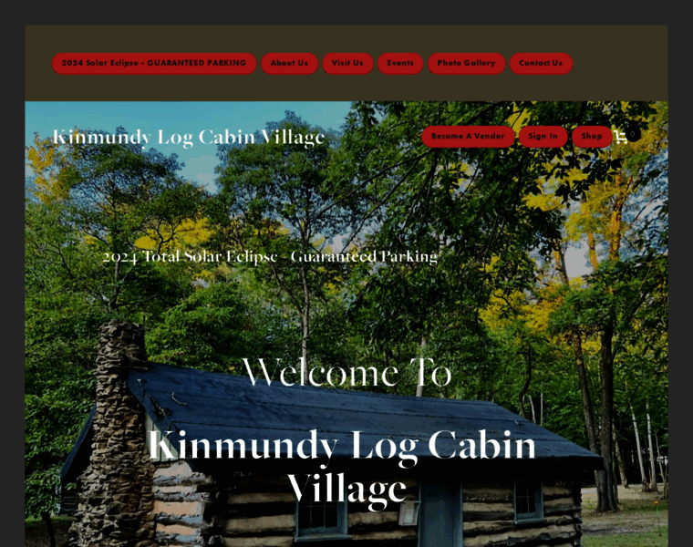 Kinmundylogcabinvillage.com thumbnail