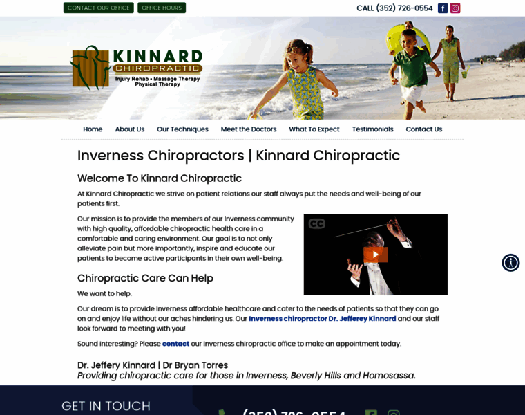 Kinnardchiropractic.com thumbnail