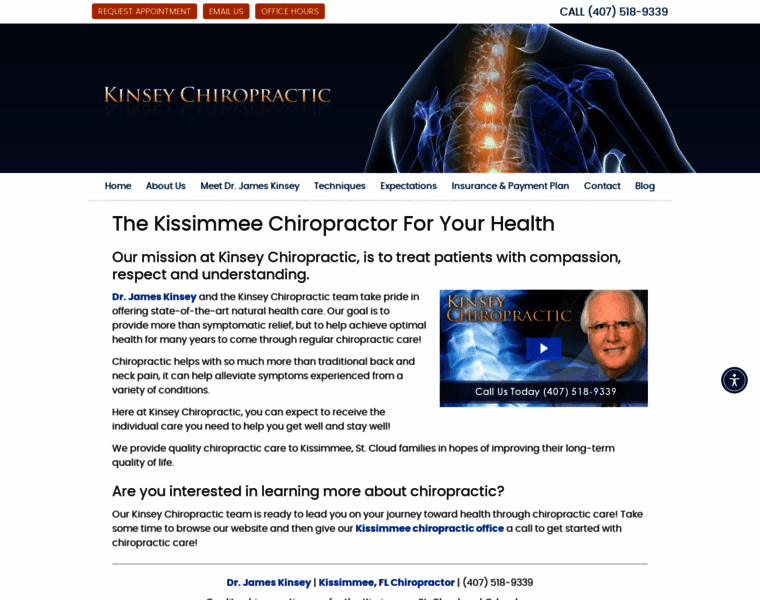 Kinseychiropractic.com thumbnail