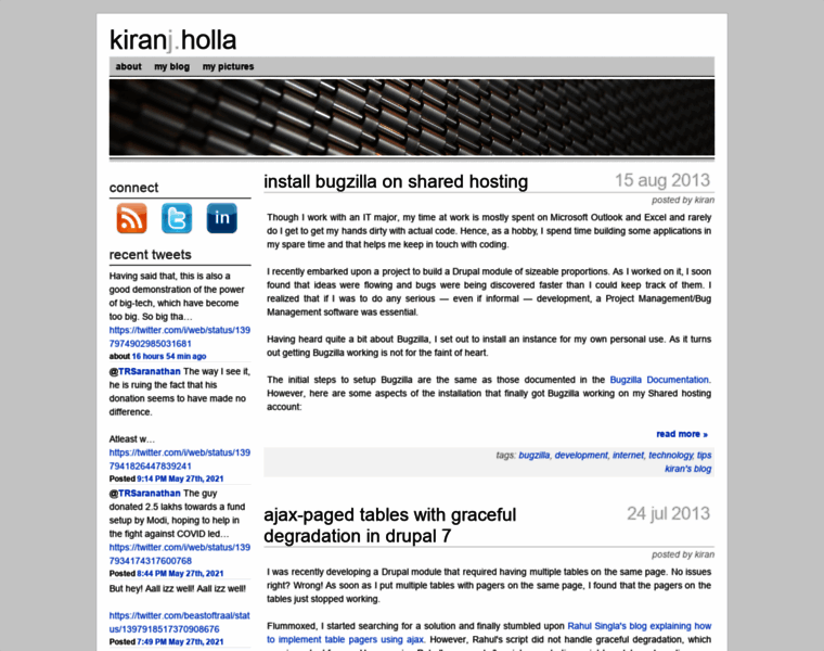 Kiranjholla.com thumbnail