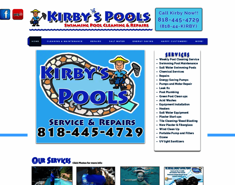 Kirbyspoolservice.com thumbnail