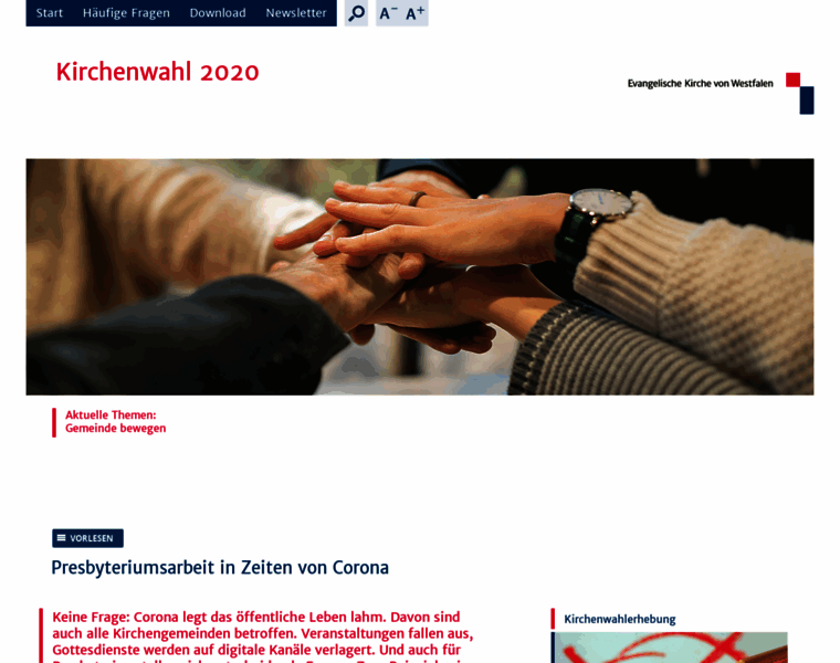 Kirchenwahl2020.de thumbnail