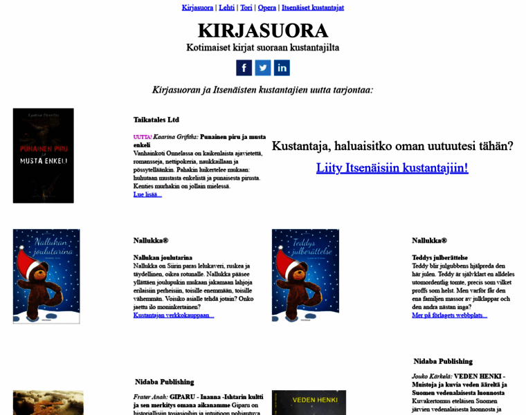Kirjasuora.fi thumbnail