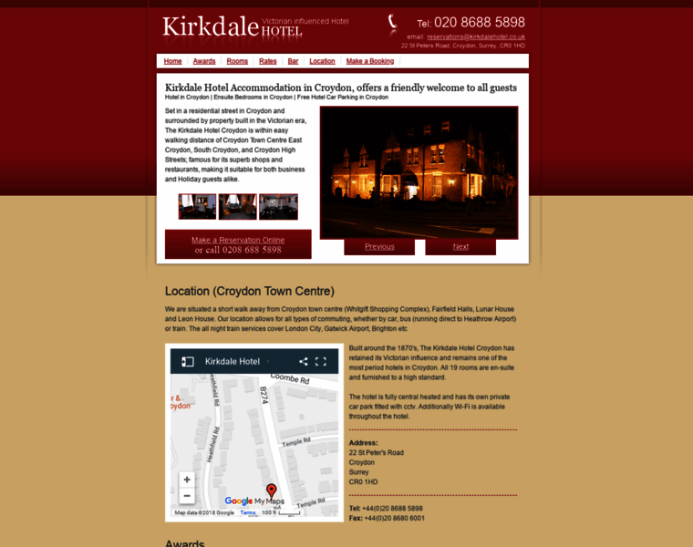Kirkdalehotelcroydon.co.uk thumbnail