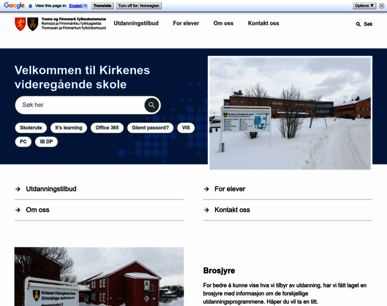 Kirkenes.vgs.no thumbnail