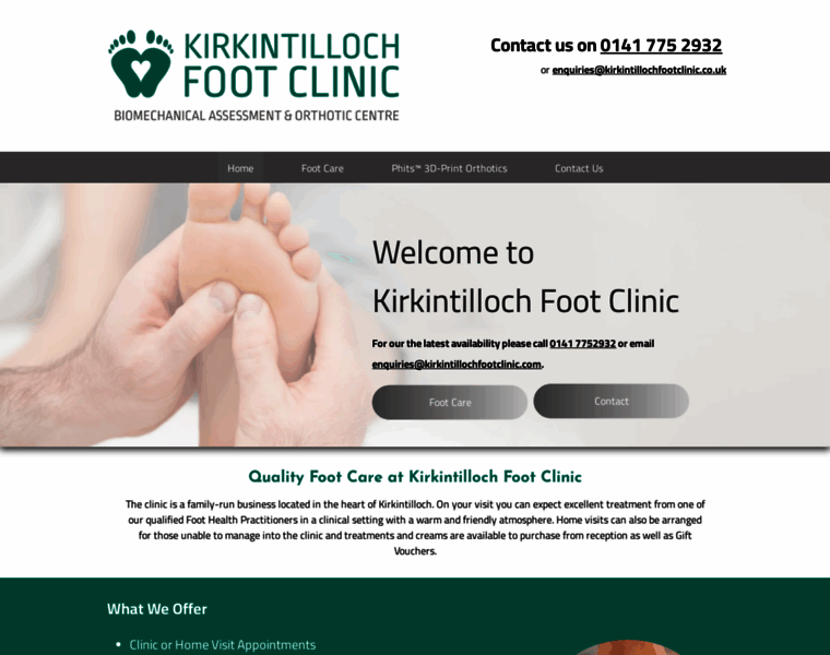 Kirkintillochfootclinic.co.uk thumbnail