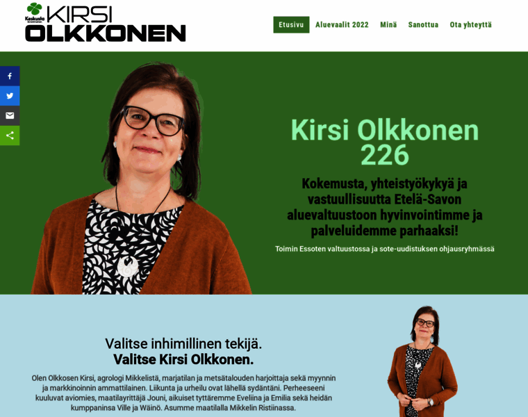 Kirsiolkkonen.fi thumbnail