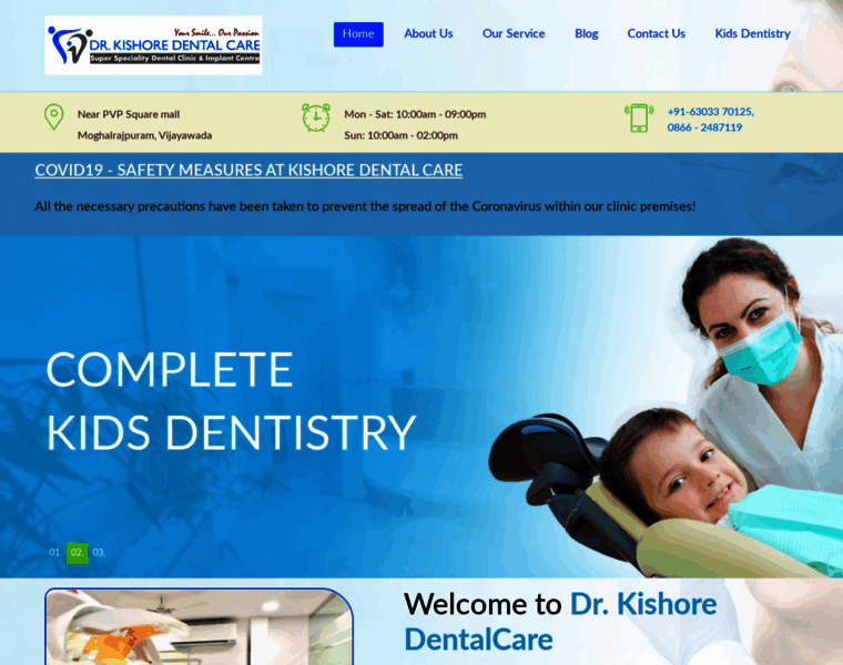 Kishoredentalcare.com thumbnail
