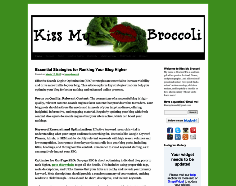 Kissmybroccoliblog.com thumbnail