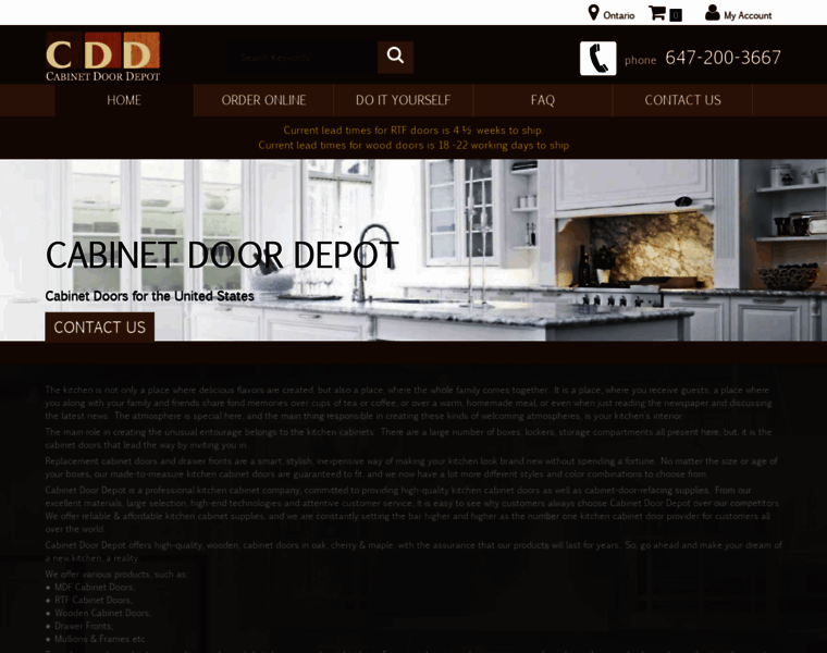 Kitchendoordepot.com thumbnail