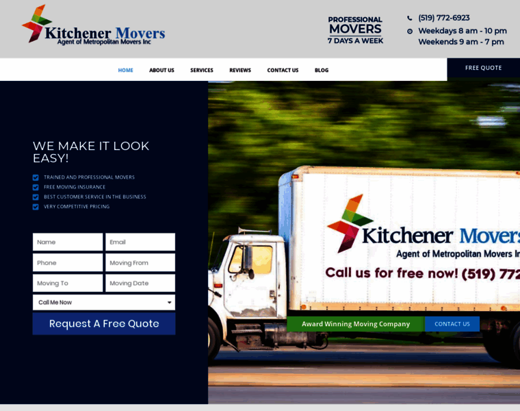 Kitchener-movers.ca thumbnail