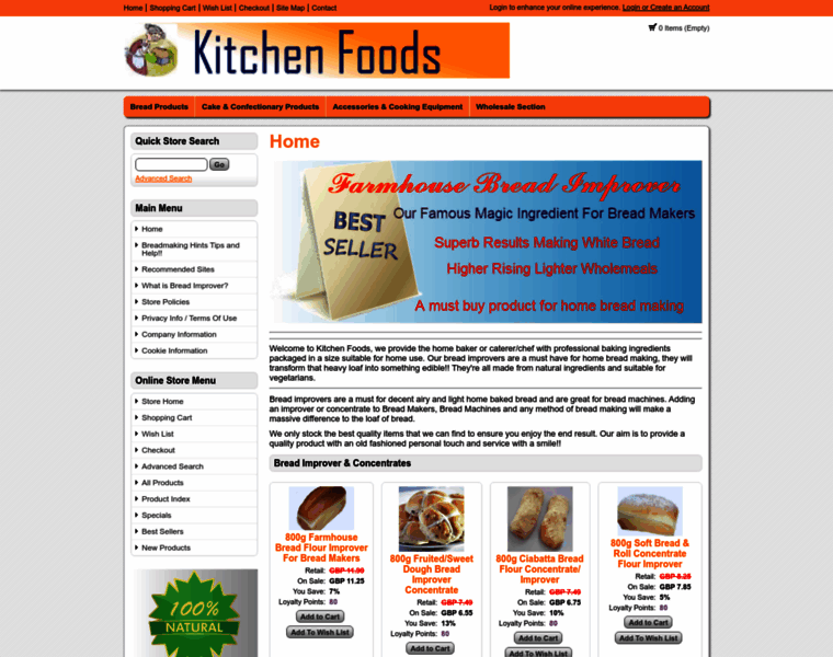 Kitchenfoods.co.uk thumbnail