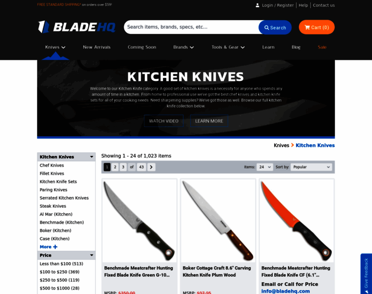 Kitchenknife.com thumbnail