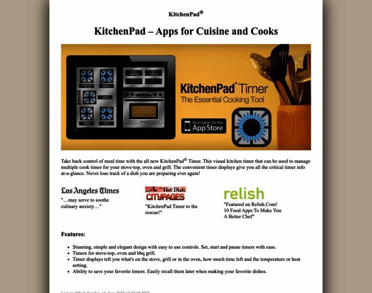 Kitchenpad.net thumbnail