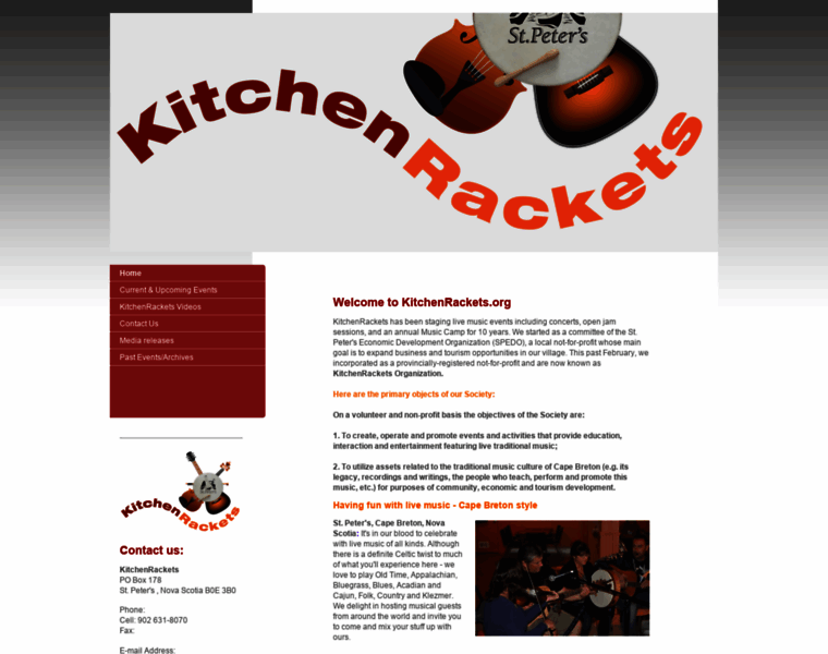 Kitchenrackets.org thumbnail