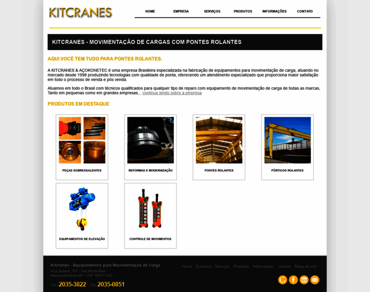 Kitcranes.com.br thumbnail