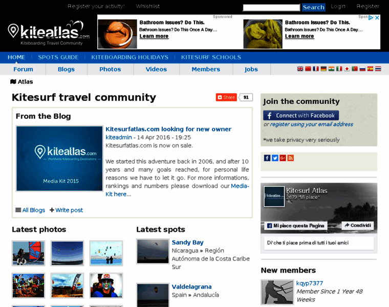 Kitesurfatlas.com thumbnail